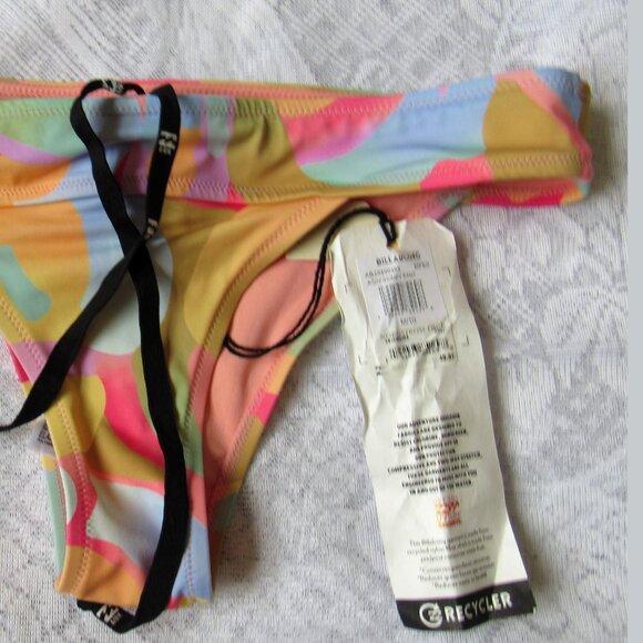 Billabong Bikini Bottom M/10 Swim Orange Multi - Picture 4 of 6